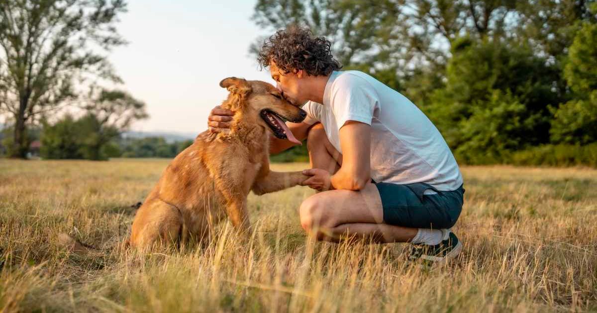 Boyfriend knew her dog meant everything to her. So he got down on one knee and proposed to her first