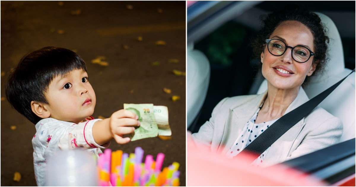 Kid bought $3 candy and then gave struggling seller all his birthday money. His reason made mom burst with pride