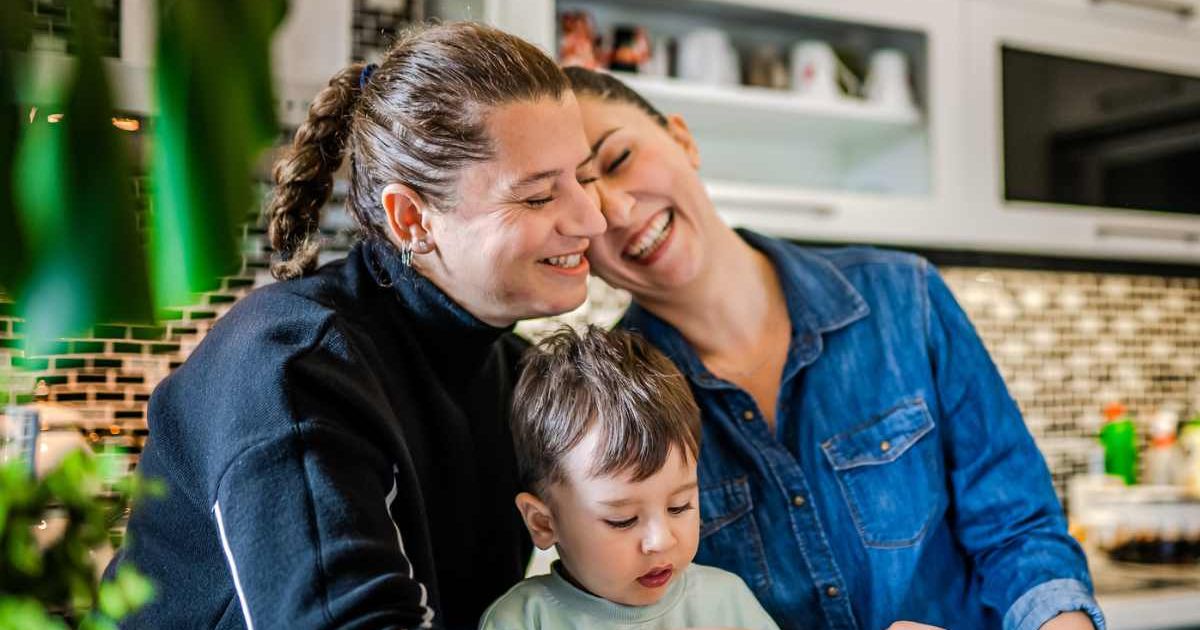 Adopted boy's moms doubted their parenting until they got their biggest validation in son's 5-word monologue