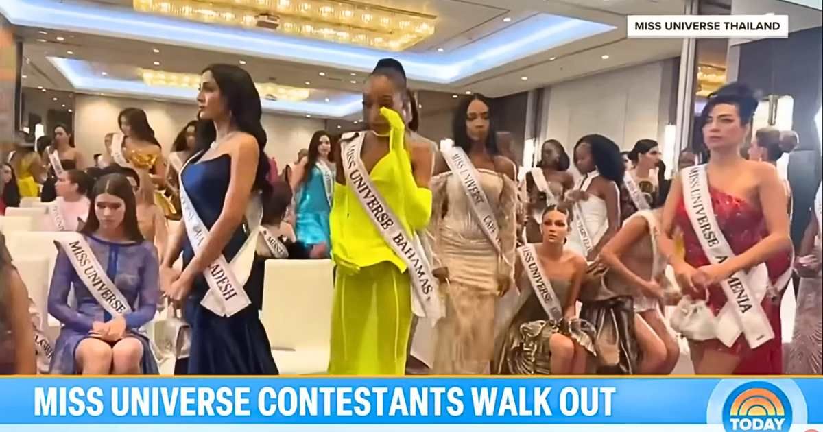 Executive yelled 'dummy' at a Miss Universe contestant. Then all her rivals walked out with her in protest