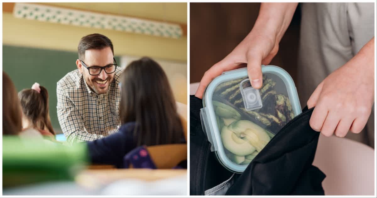 Teacher shares heartbreaking reason why he quietly checks for unopened food parcels in his classroom