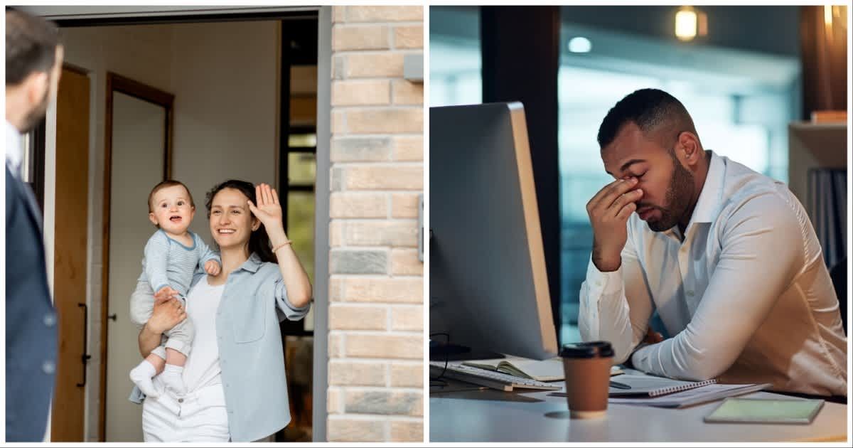 She watched husband leave for work every day on the door cam — and finally saw his broken heart