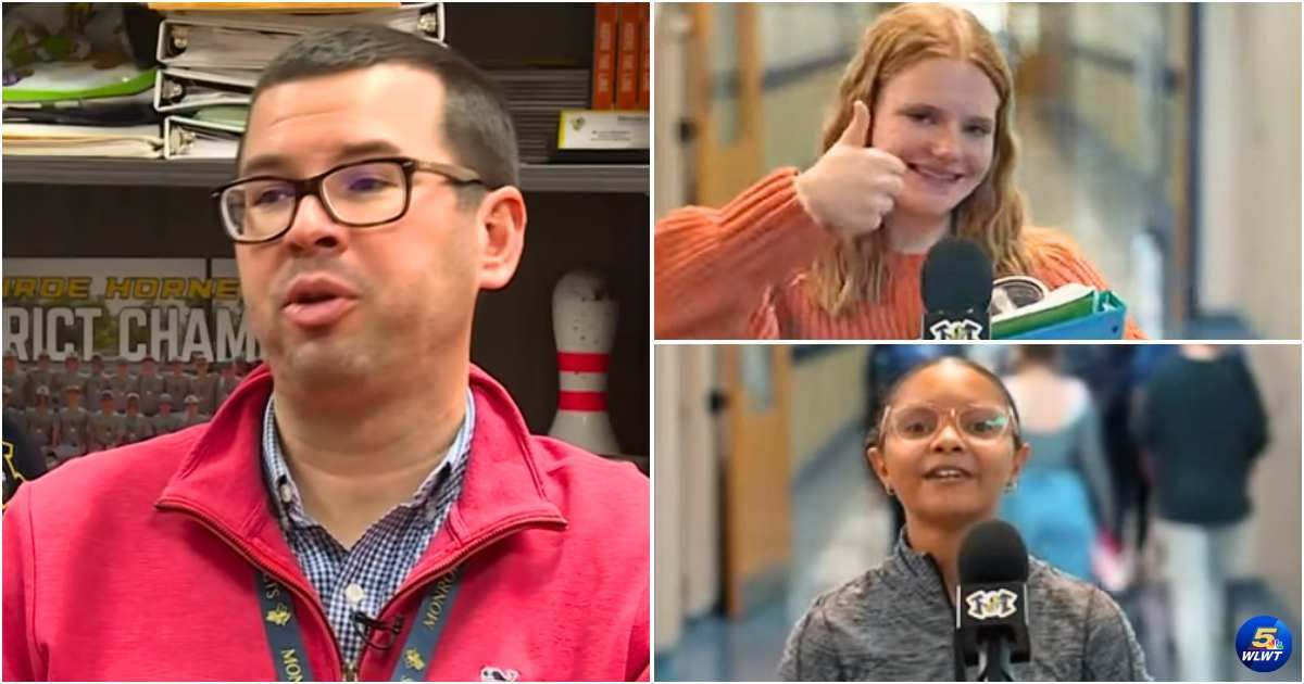 Someone put a mic in a school hallway in Ohio for students and something incredible happened