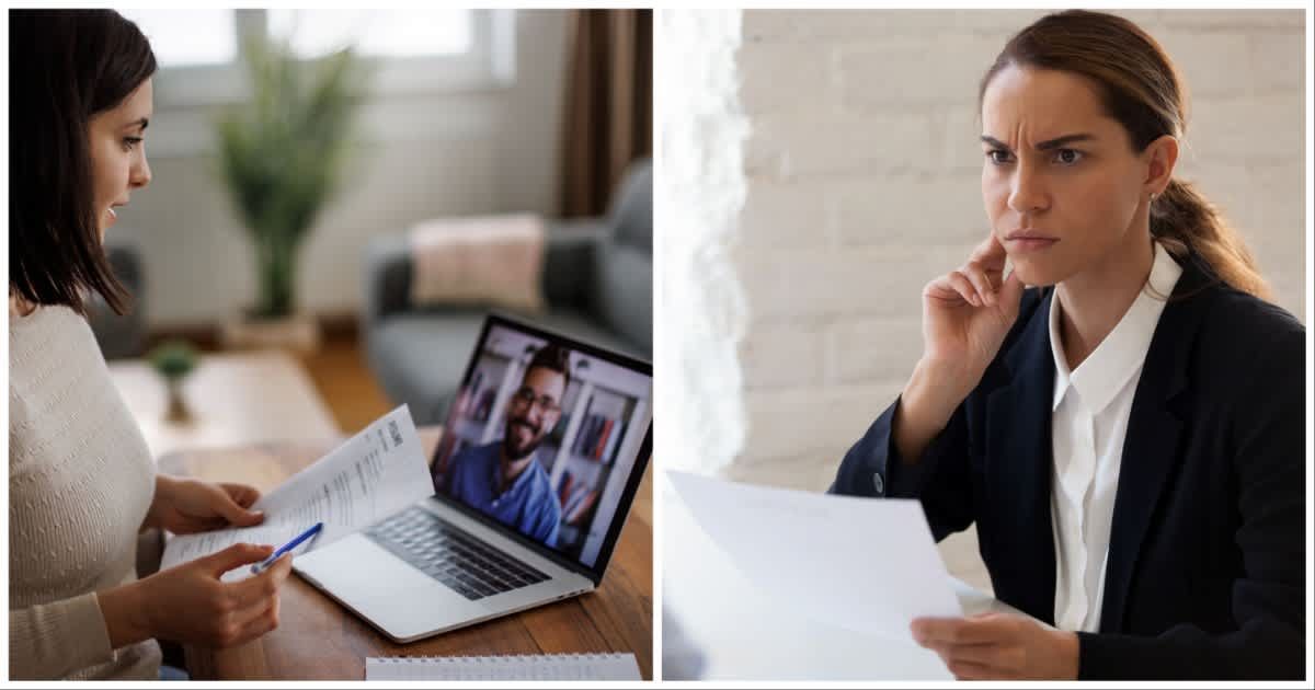 HR realizes job candidate catfished her after he turns up with a foreign accent and amnesia