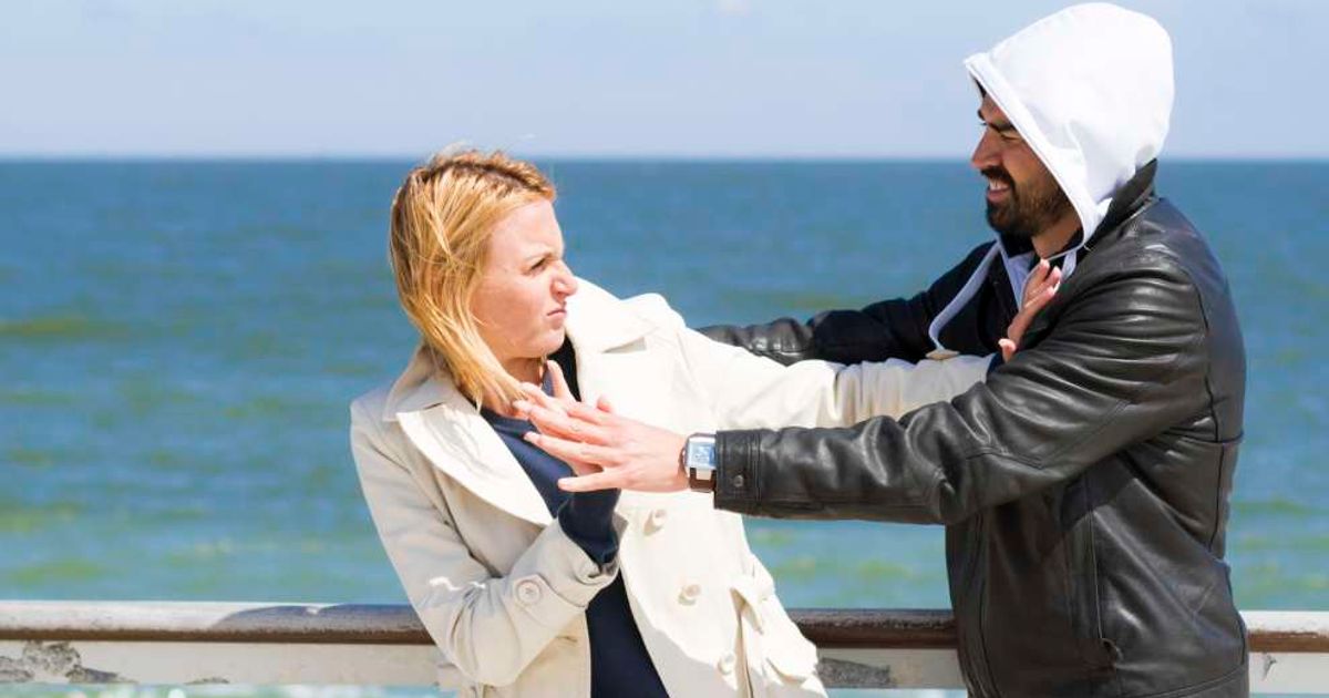 Woman filming on the beach captures creepy encounter and a truth women know too well