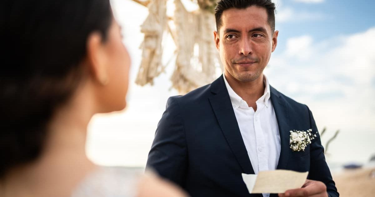 He wrote a sappy love letter to his date and then read it aloud on their biggest day 10 years later