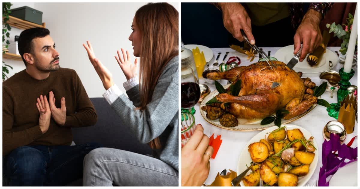 Husband kept 'forgetting' to buy Thanksgiving groceries so his wife 'uninvited' him