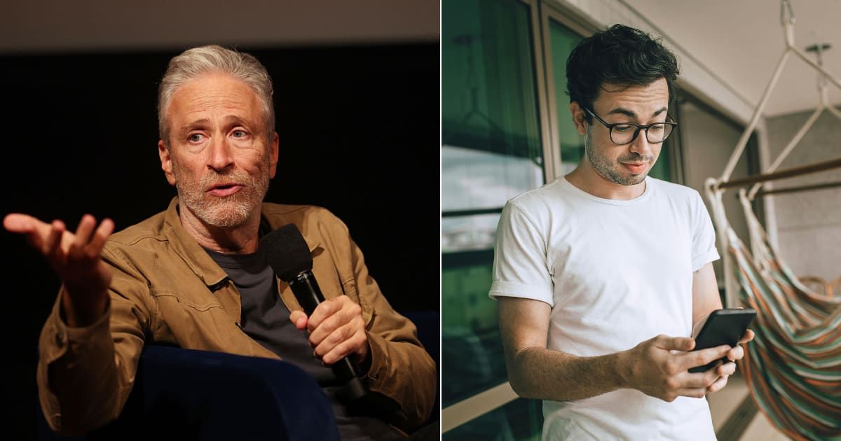 Jon Stewart uses ‘food’ analogy to explain how social media trains us to go against our gut instinct