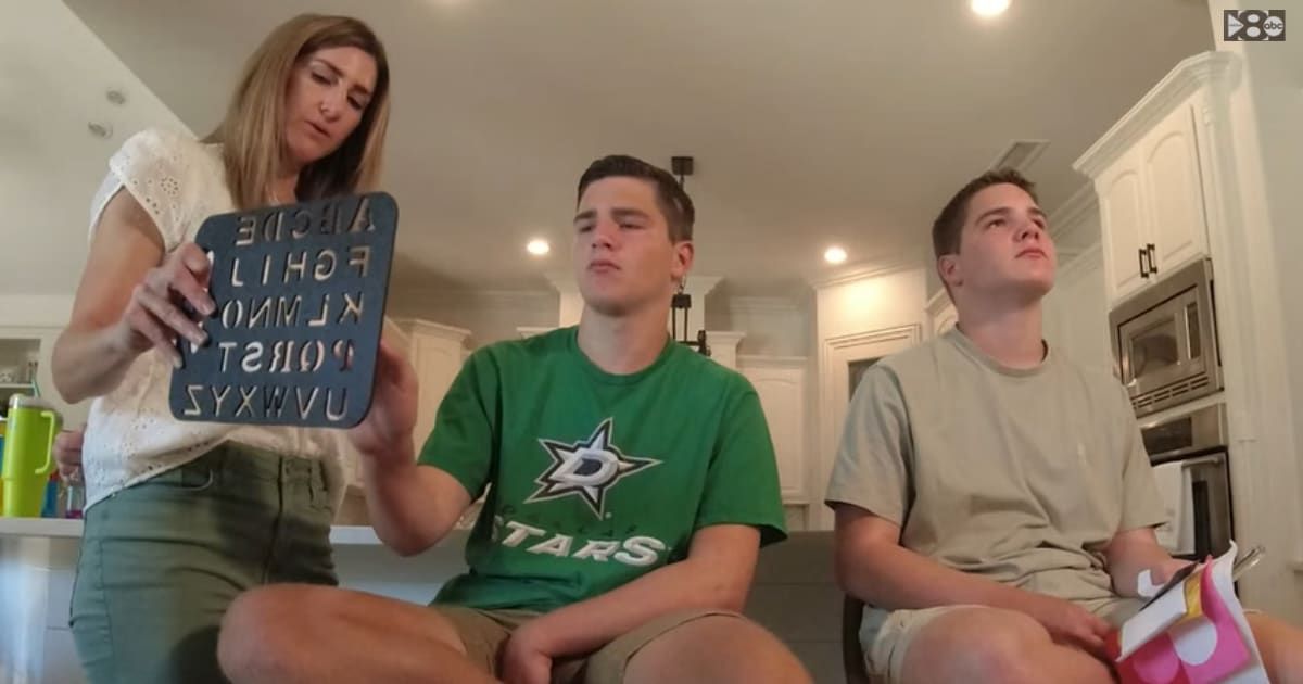 After 15 years of silence and pain, autistic twins finally 'spoke' to their mom