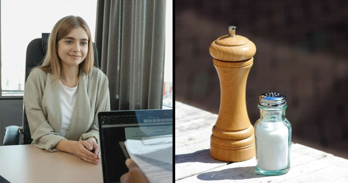 Boss says he takes candidates out for a meal and only hires those who pass his 'salt and pepper' test