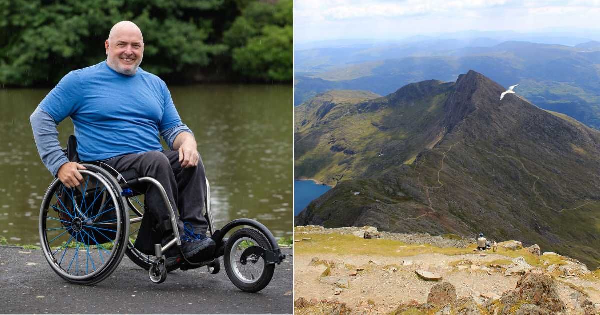 Dad's dream of reaching Snowdon peak crashed after accident put him in wheelchair — his son's rugby team made it happen