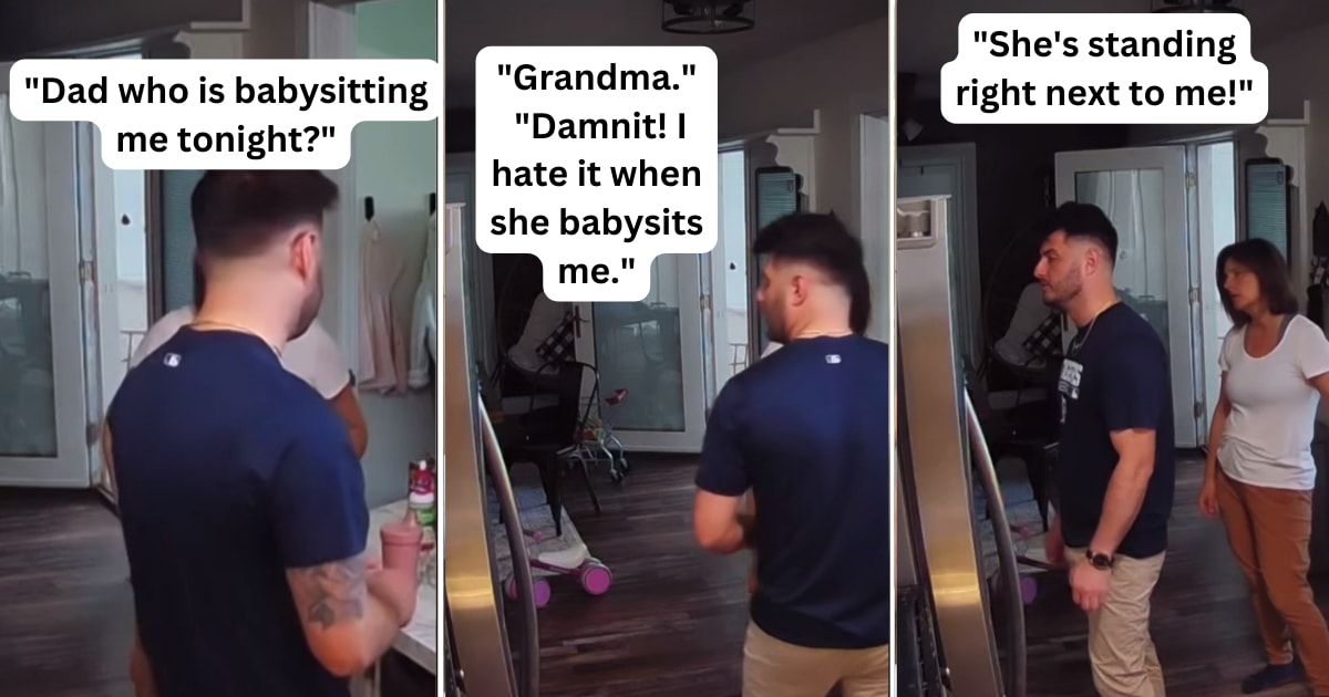 Little boy loves his grandma but hates when she babysits him for one funny reason — and every ADHD person gets it