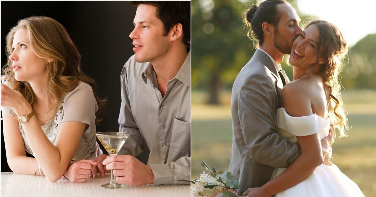 He just watched while a stranger hit on his friend. What he said next made her say 'I do'