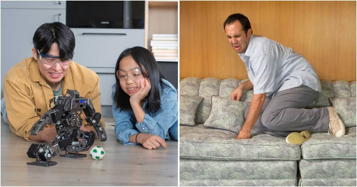 People cheered a robot playing soccer until it nearly broke the first law of robotics