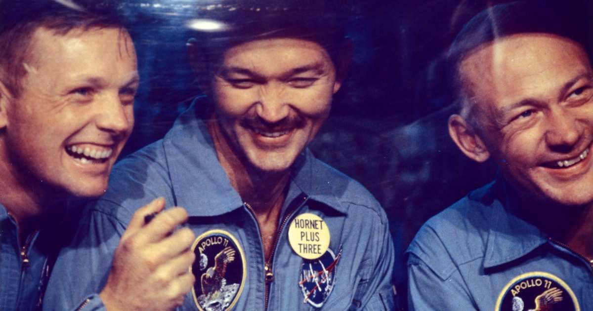 Apollo 11 astronauts left a stack of signed postcards to serve as 'life insurance' for their families