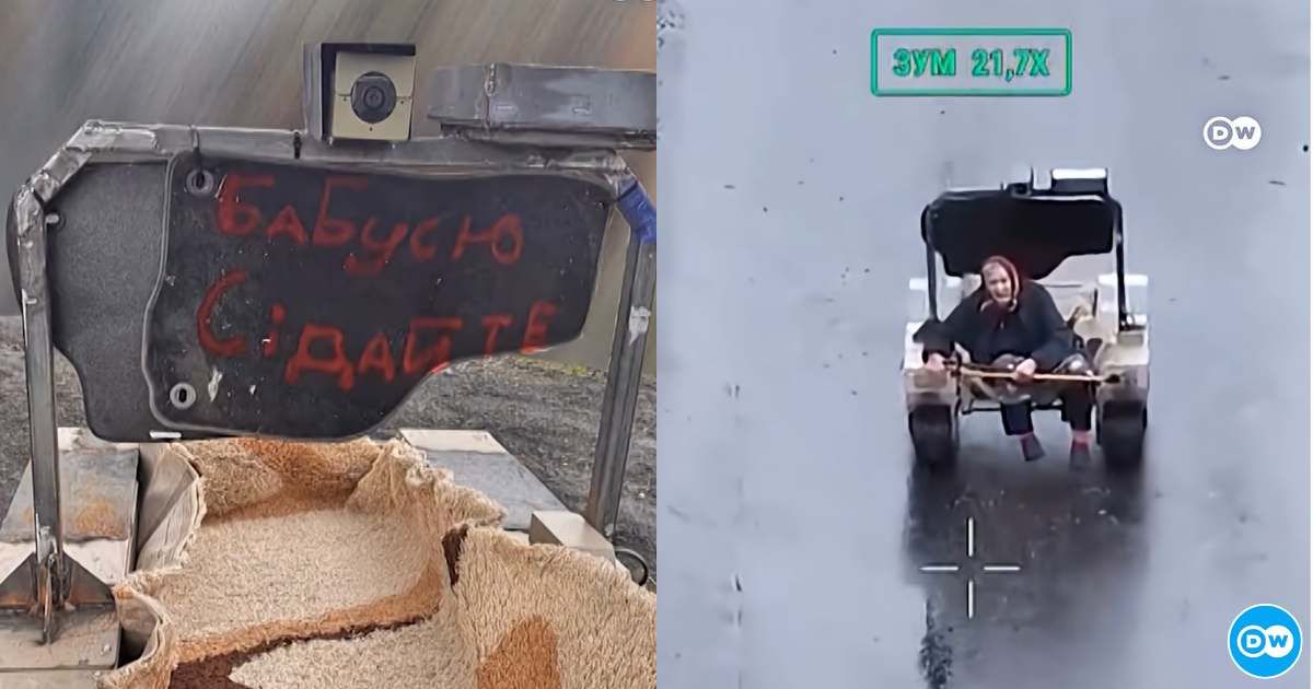 Grandma struggling to flee danger, panics when she spots a robot drawing close — its 3-word message saved her life