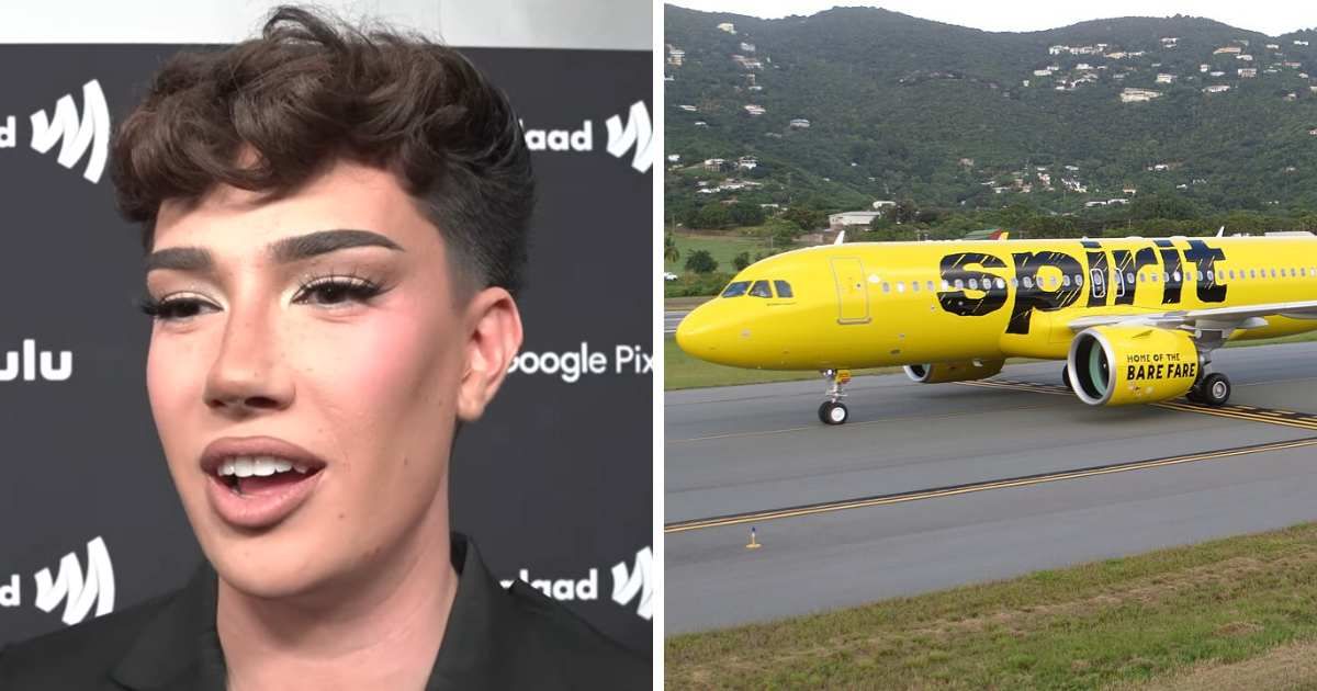 James Charles slammed fired Spirit Airlines worker for asking for help but regretted it within days
