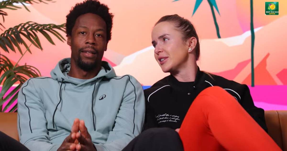 Gaël Monfils shed tears after reading wife's note to their 3-year-old: 'Your dad means so much...'