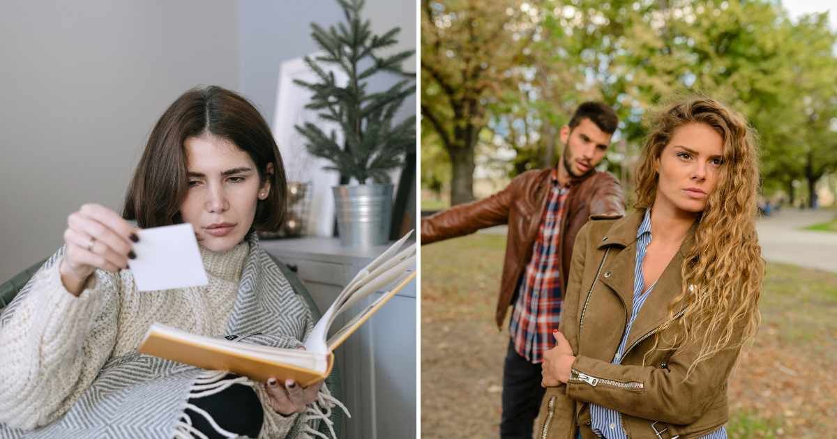A secret note tucked behind her boyfriend's cabinet led her to a 'warning' from his ex. One detail made her move out in seconds