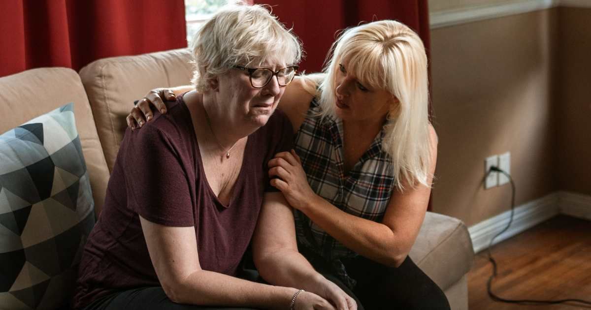Couple returns to find 94-year-old grandma sobbing on their deck. When they pulled her bank statements, they realized how much worse it actually was
