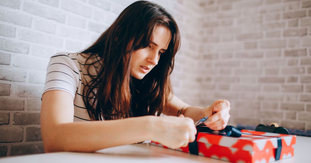 Mom discovers hidden holiday gift for her newborn from another woman. The label on it led her straight to her husband's mistress