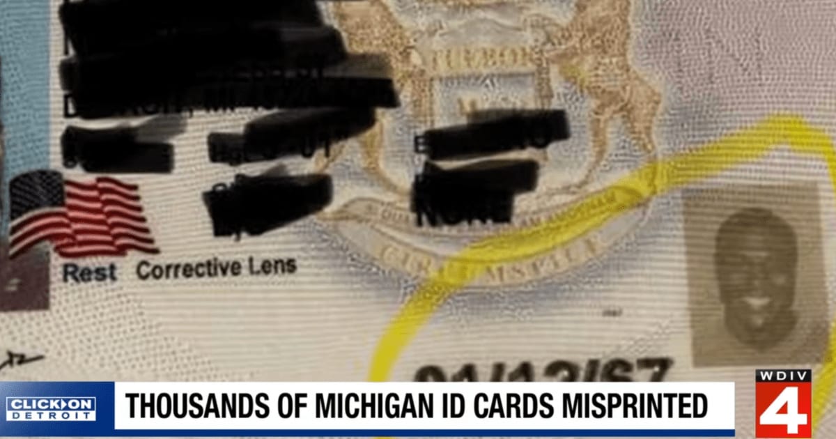 8,200 Michigan residents got 'fake' driver’s IDs in the mail. They all had one unsettling detail in common