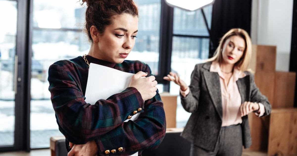 She complained that a coworker was on her floor just to give her 'dirty looks,' so the boss banned 'outsiders'. By day 3, they had to undo it