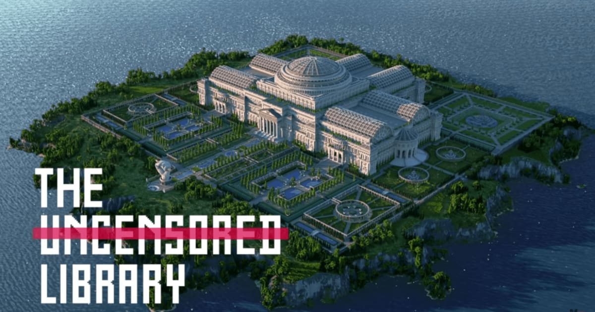 Secret Minecraft library holds 'censored literature' from across the world. Here's how to find it