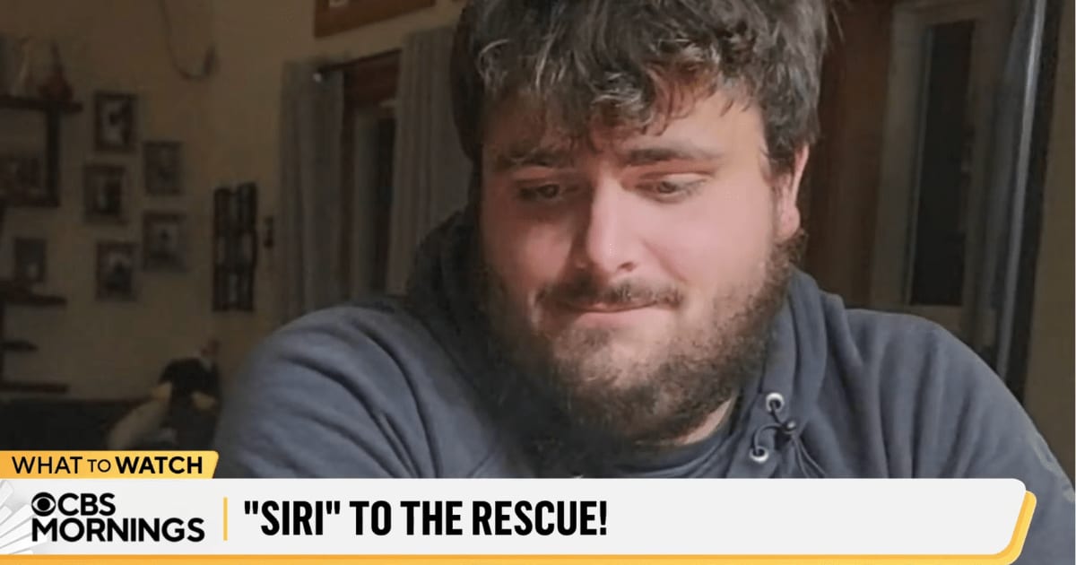 Fisherman was trapped under a massive boulder as the tide rose. 'Siri' was his only hope