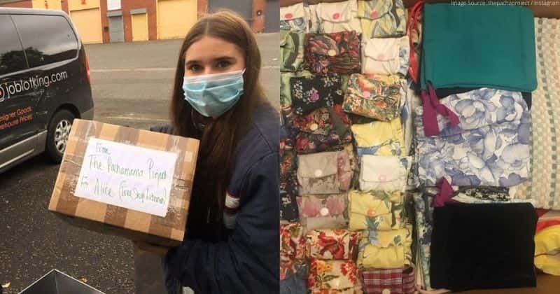 Meet the student who provided 600 refugees with reusable pads, saving them from period poverty