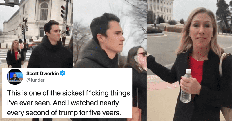 Video emerges of Marjorie Taylor Greene harassing Parkland survivor weeks after the attack