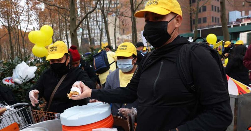 He buys out street vendors' tamales so they can call it a day during Chicago's chilly winter