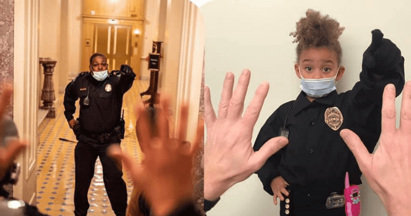 Mom celebrates Black History Month with 5-year-old through a daily game of dress-up  