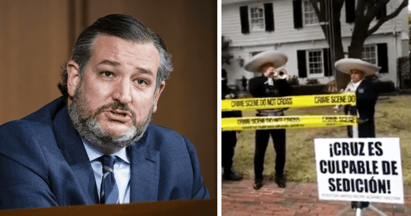 Mariachi band plays outside Ted Cruz’s home so he doesn't 'miss' his Mexican 'vacation'