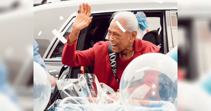 Elderly grocery store employee honored with a grant in her name on her 101st birthday