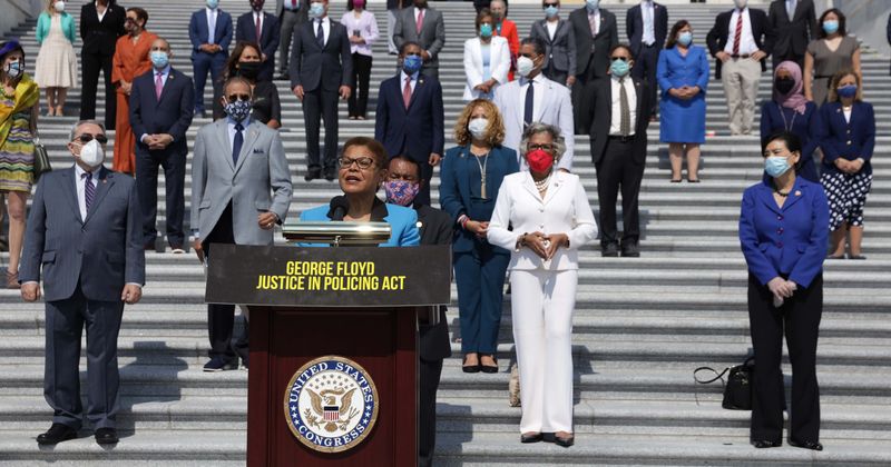 House passes police reform act named after George Floyd banning chokeholds and qualified immunity