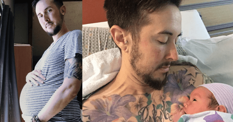 Trans man who gave birth to healthy baby boy opens up about pregnancy as a man