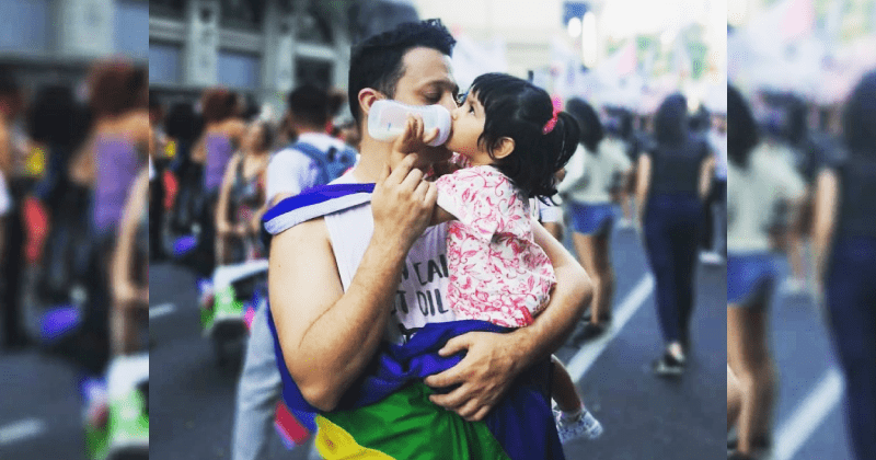 Single gay man who always dreamed of being a dad adopts 1-year-old girl from hospital