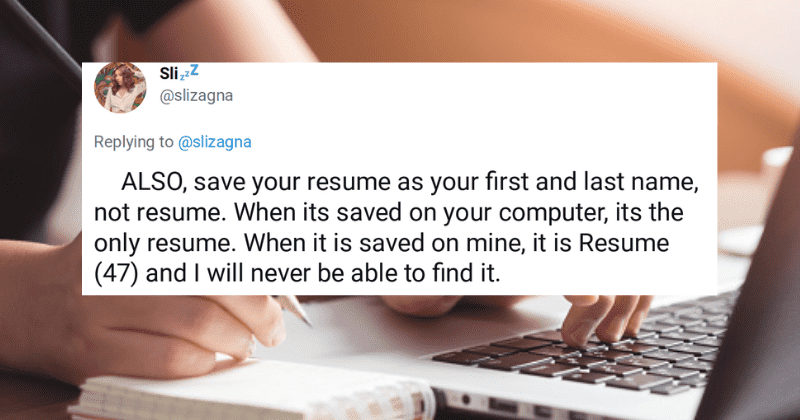 Recruiter for a Fortune 100 company shares important resume tips