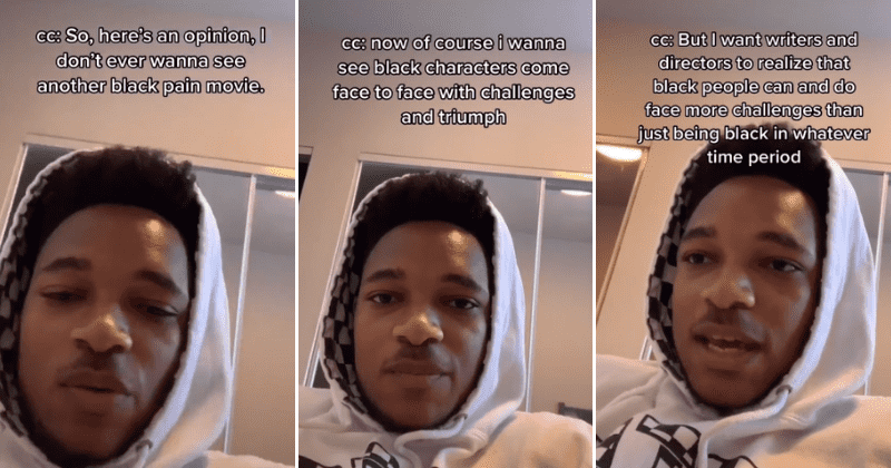 Black man explains he's had enough of watching Black pain movies and why it needs to stop