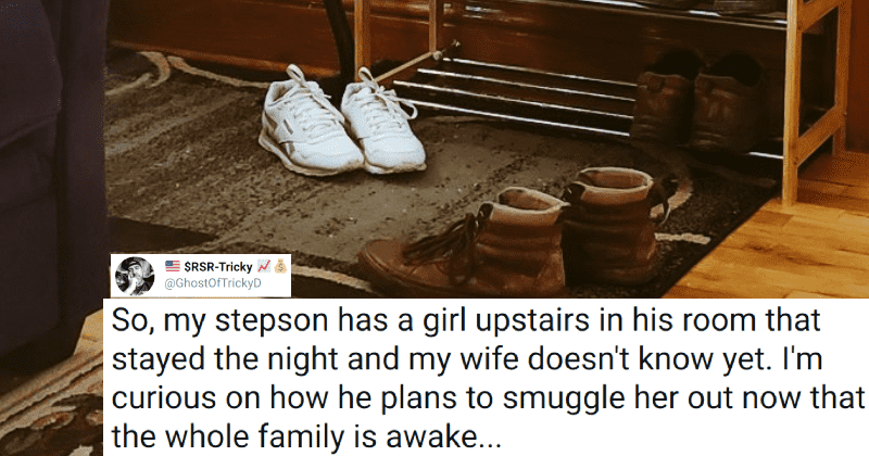 Dad hilariously live-tweets son's attempts to sneak a girl in and out of the house