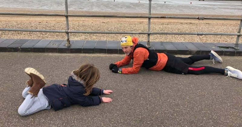 'Hero' stranger lays on the pavement to calm an agitated autistic child 