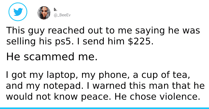 Disabled woman gets scammed off $450 for a PS5, but gets sweet revenge by messing up his life