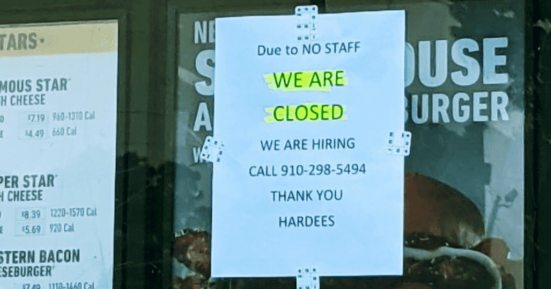 'Maybe they should pay a livable wage': Fast-food sign sparks debate on minimum wage and benefits