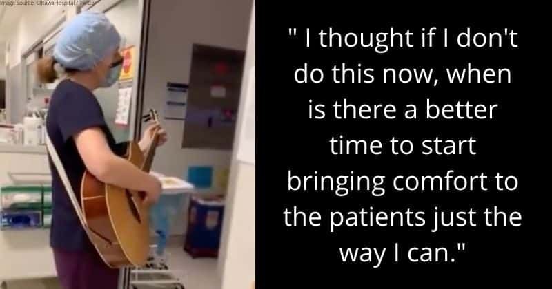 'You are not alone': A compassionate nurse comforts an ICU patient with an original song