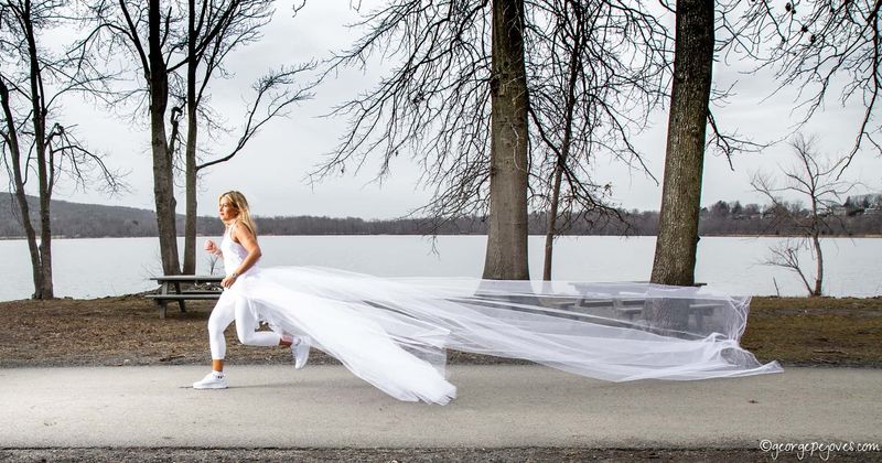 Woman set to run 285 miles in a wedding dress to raise awareness for narcissistic domestic abuse