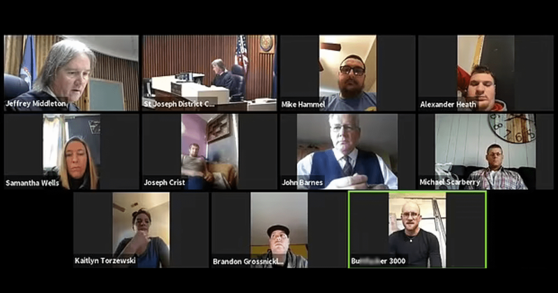 Man shows up to virtual court with NSFW username and gets called out by the judge