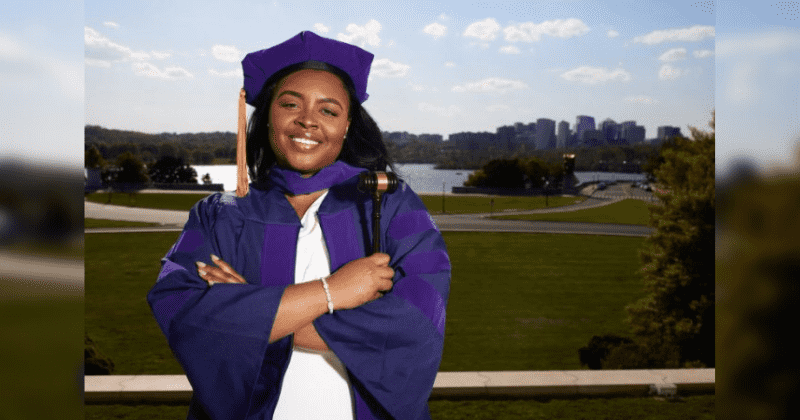 She was expelled from high school at 15. Now she has a law degree from Howard University.