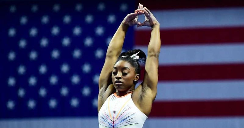 Simone Biles breaks another record, becomes first woman to land Yurchenko double pike