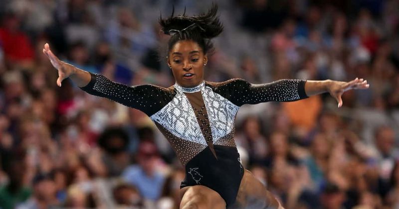 Watching Simone Biles in slow motion is a thing of magic